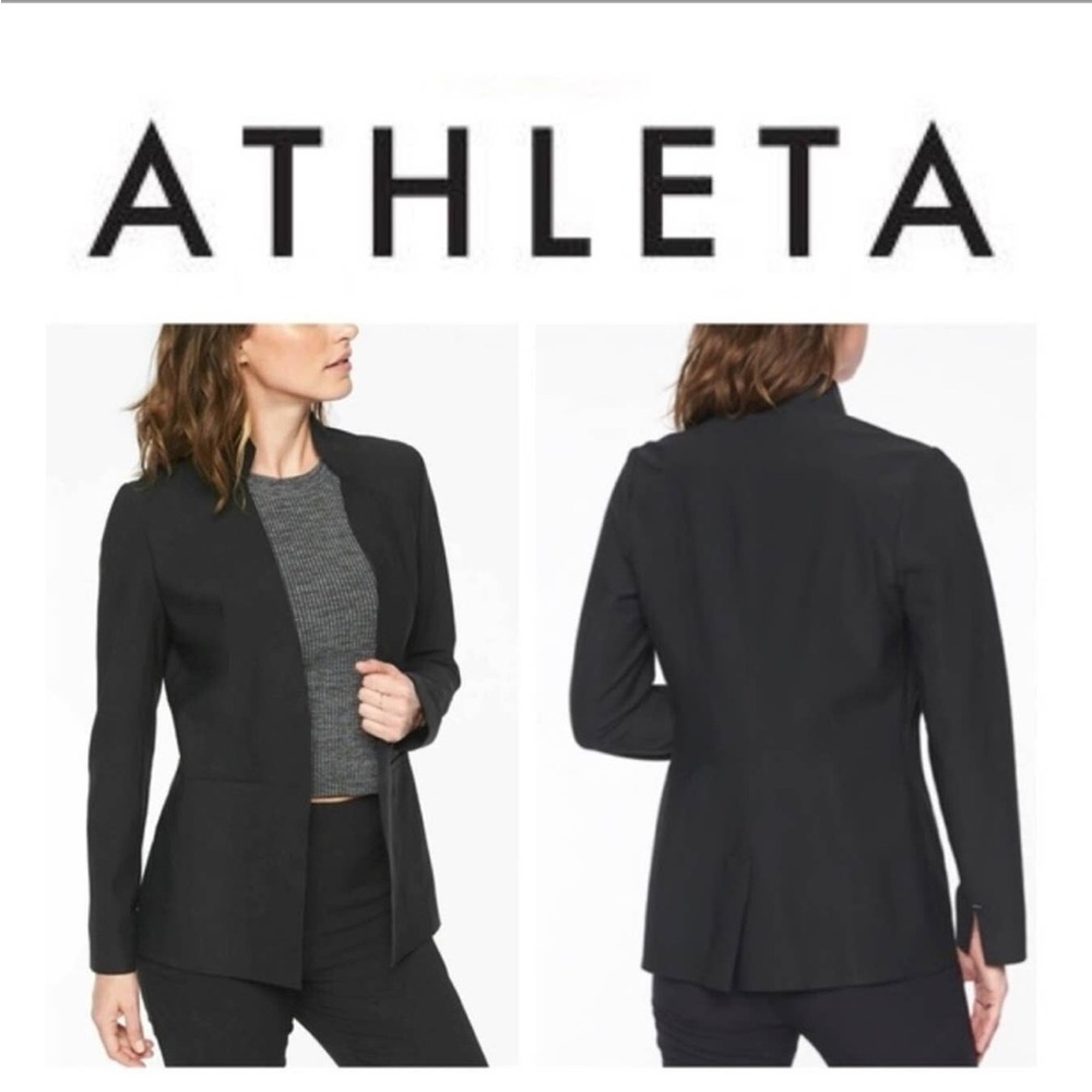 ATHLETA COSMIC TRAVEL  BLAZER Black Size 8